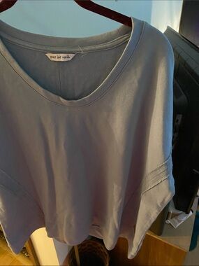 Peace Love World Dusty Blue top and pant set New no tags